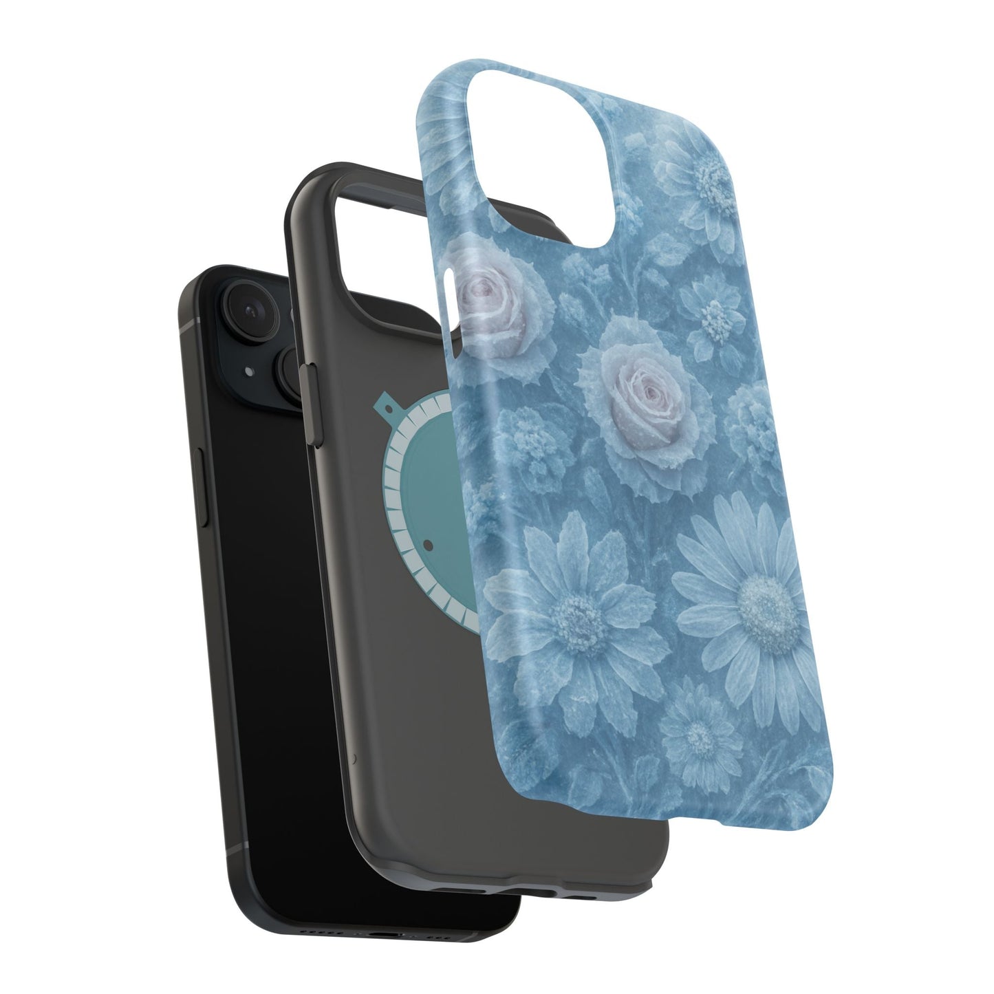 Frozen Beauty Floral Rose iPhone Case | MagSafe compatible  Shamo's