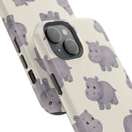 Cute Tiny Hippo Magnetic Impact-Resistant Phone Case