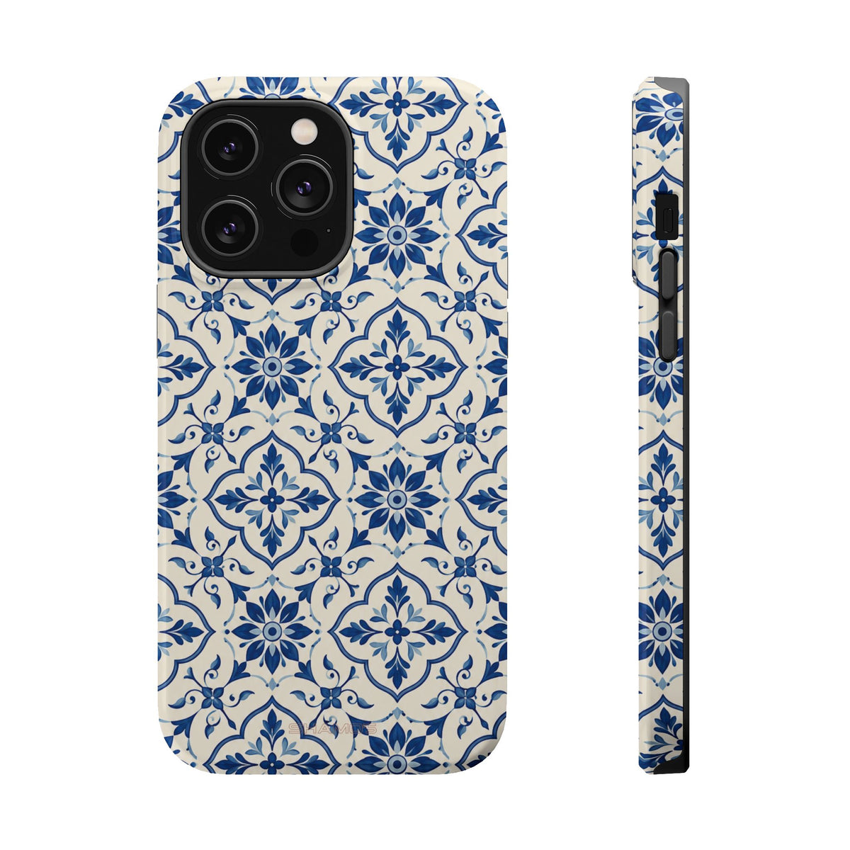 Lisbon Tile – Blue Ornamental MagSafe Phone Case