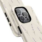 Lavender Minimal Bloom iPhone Case with MagSafe - Shamo's