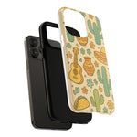 Mexico Hand-Drawn Cactus Pattern iPhone Case – Cute Desert Guitar & Sombrero Design | with MagSafe  Shamo's