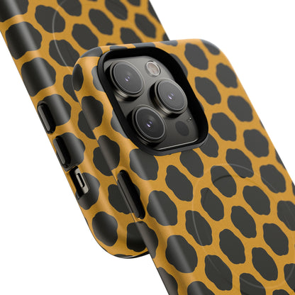 Stylish Leopard Pattern Magnetic iPhone Case | Compatible with MagSafe