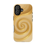 Luxury Series Swirl Gold iPhone Case compatible with MagSafe - Shamo's
