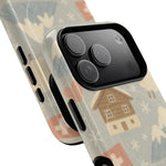Swiss Chalet Sheep Pattern Tough MagSafe iPhone Case  Shamo's