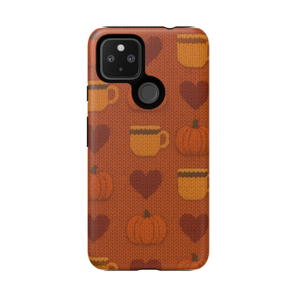 Fall Pumpkin & Coffee iPhone Case