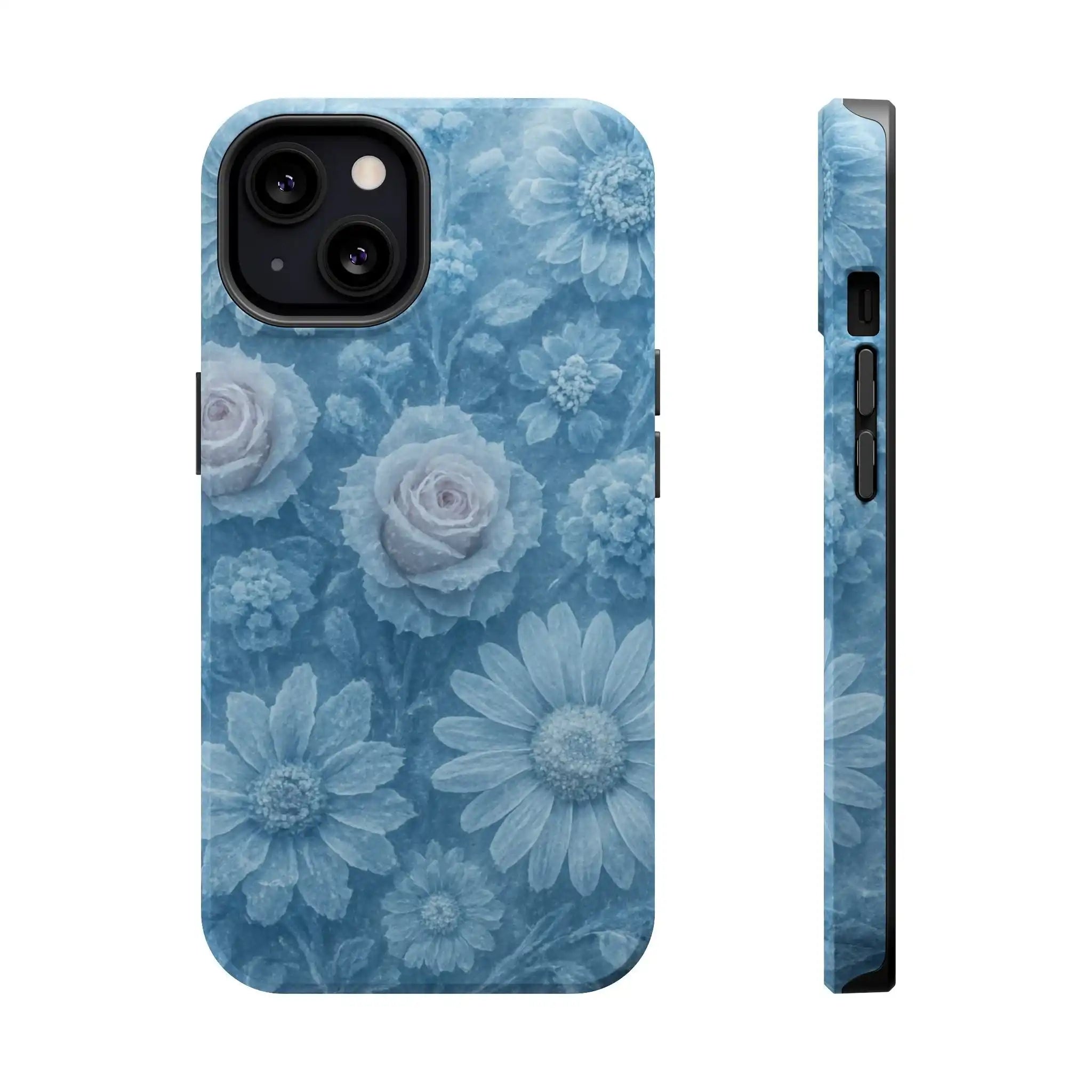Frozen Beauty Floral Rose iPhone Case | MagSafe compatible  Shamo's iPhone 13 / Glossy