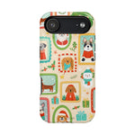 Cute Holiday Dogs MagSafe Compatible Impact-Resistant Phone Case - iPhone 17 Air / Glossy - Shamo's