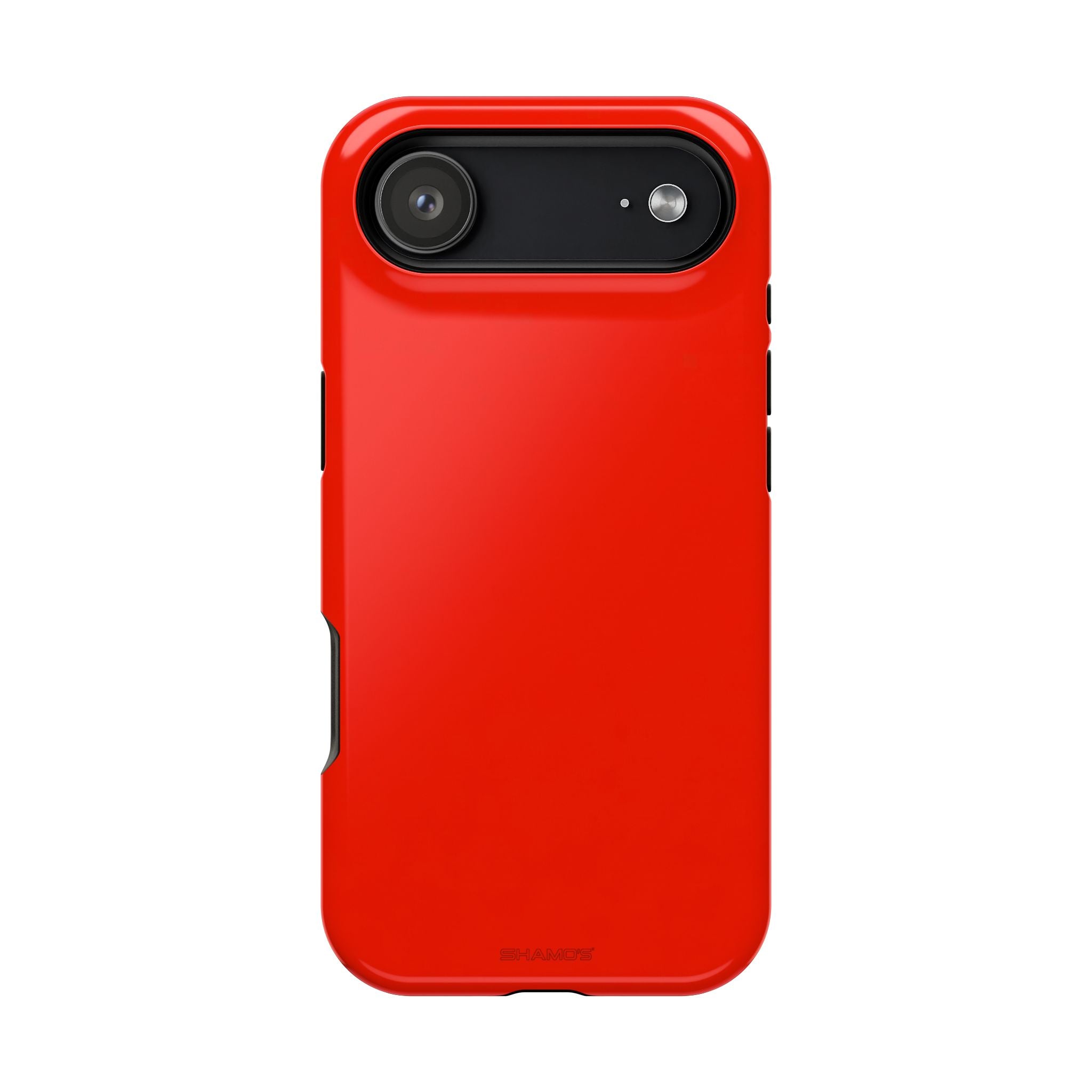Electric Red Solid Color MagSafe Compatible Impact-Resistant iPhone Case | Slim Protective Cover - iPhone 17 Air / Glossy - Shamo's
