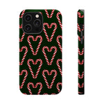 Candy Cane Heart MagSafe Impact-Resistant iPhone Case  Shamo's iPhone 14 Pro Max / Glossy