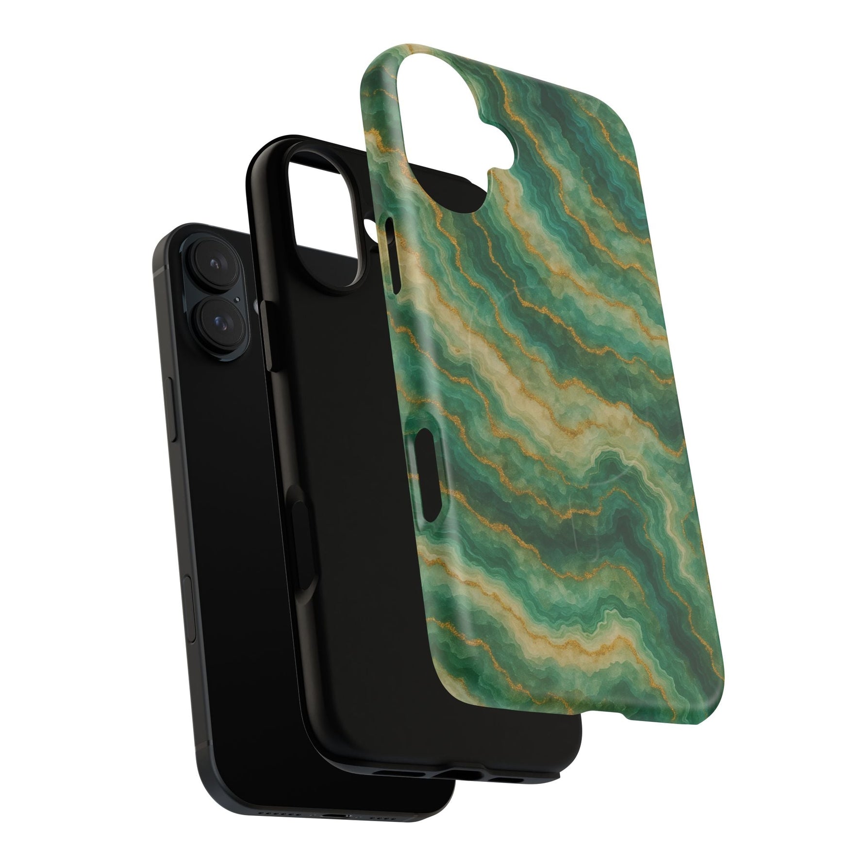 Green Marble iPhone Case with MagSafe  Shamo's