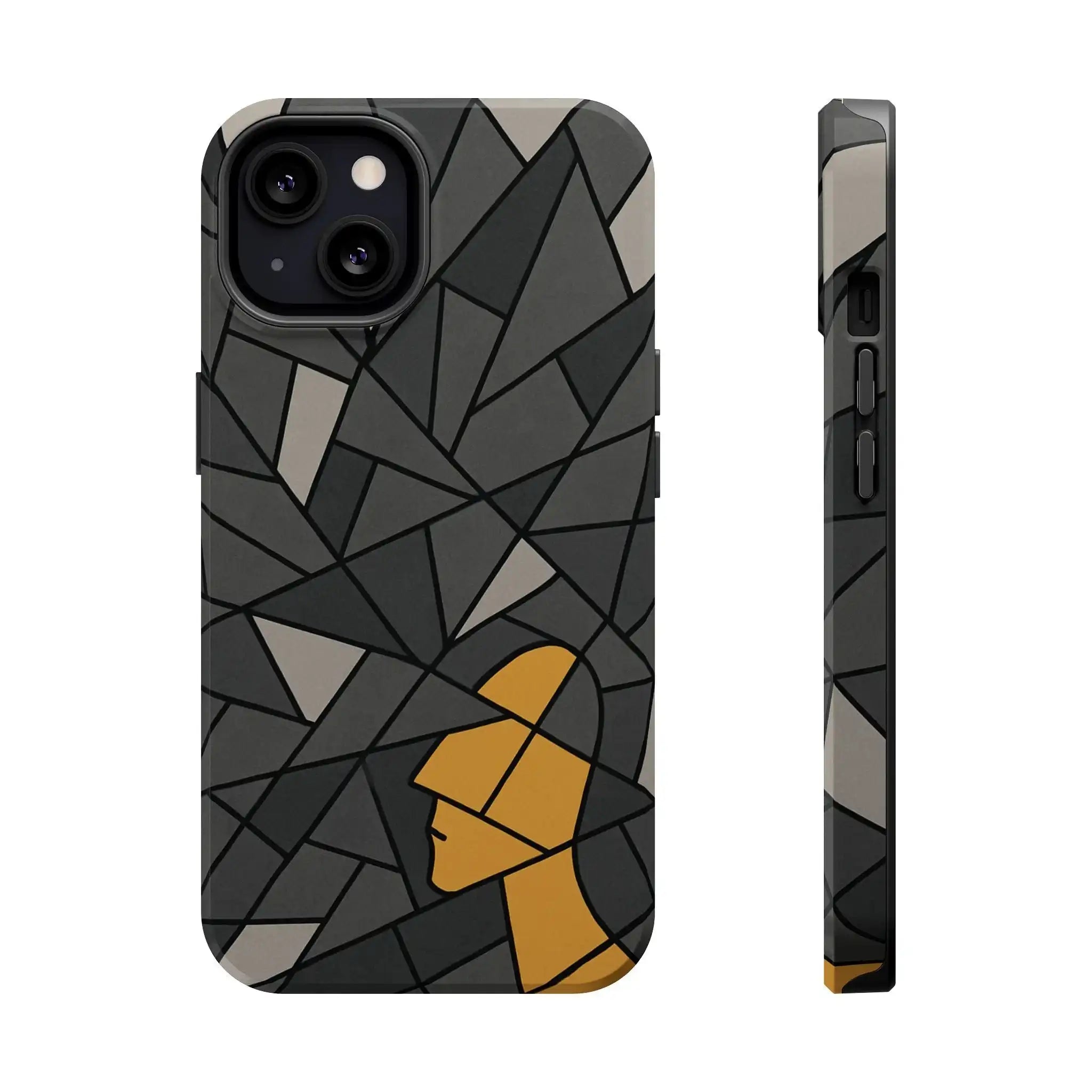 “Rebuilding Myself” Abstract iPhone Case — Magnetic MagSafe Impact-Resistant  Shamo's iPhone 13 / Glossy