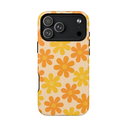 Retro Daisies Pattern iPhone Case | MagSafe