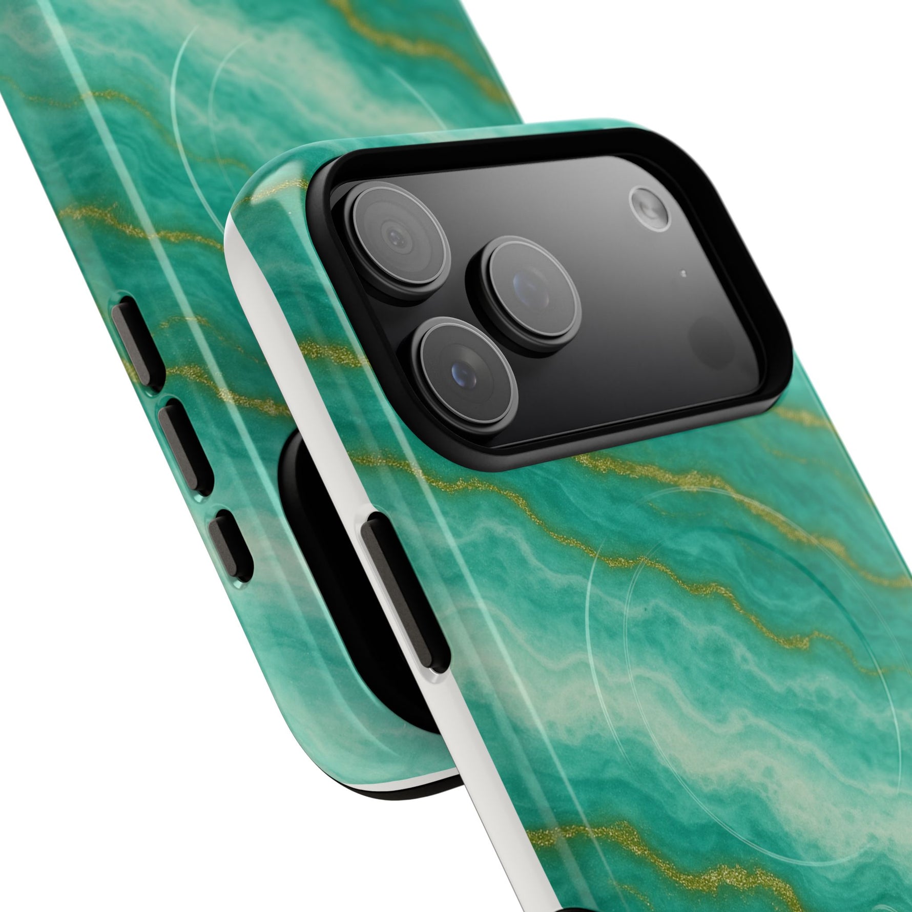 Ocean Marble Flow iPhone Case with MagSafe - Shamo's