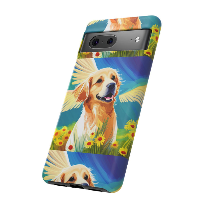 Tough Cases Golden Retriever with Wings Phone case