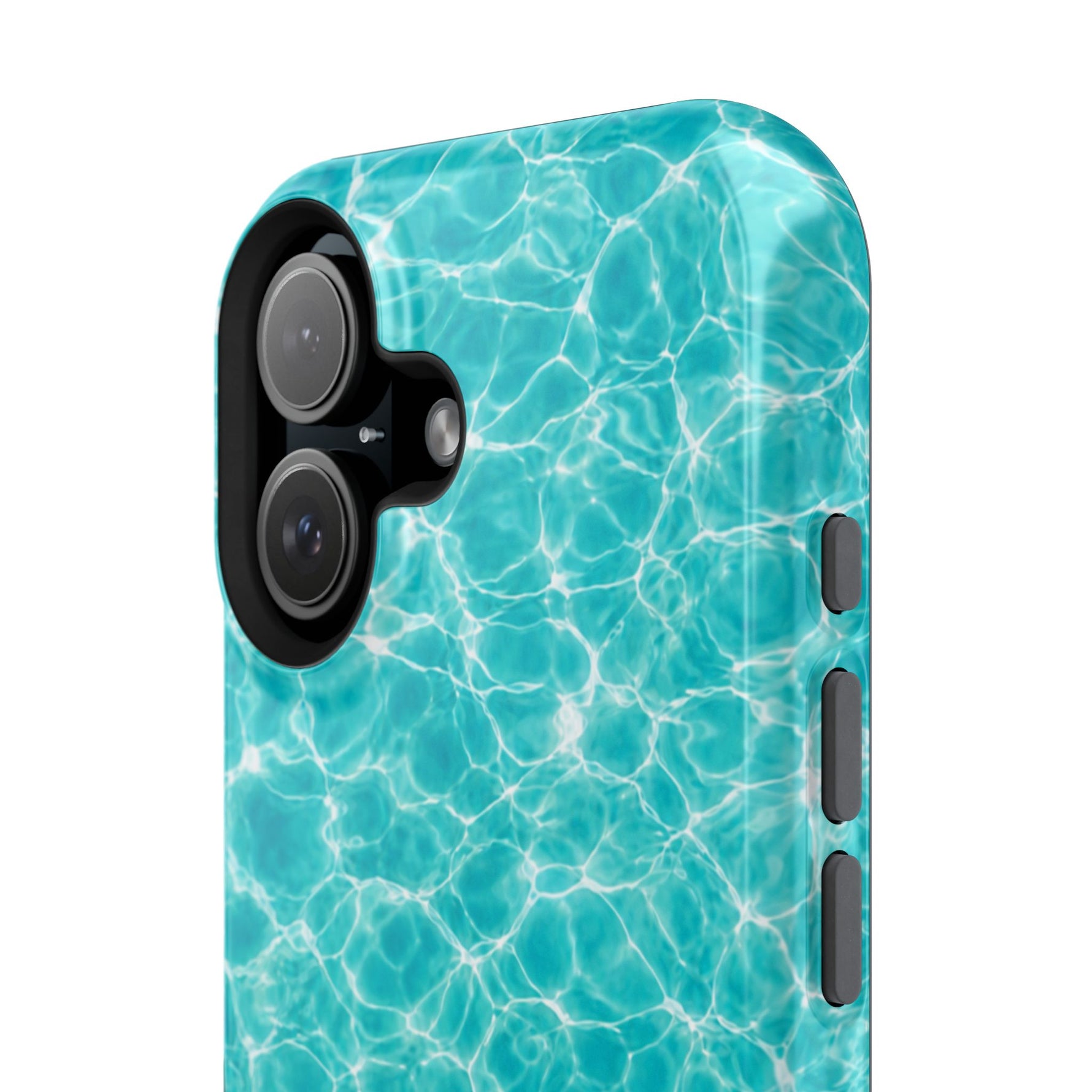 Turquoise Tide Crystal Clear Water MagSafe Phone Case – Tropical Aqua Ocean Ripple Protective Cover