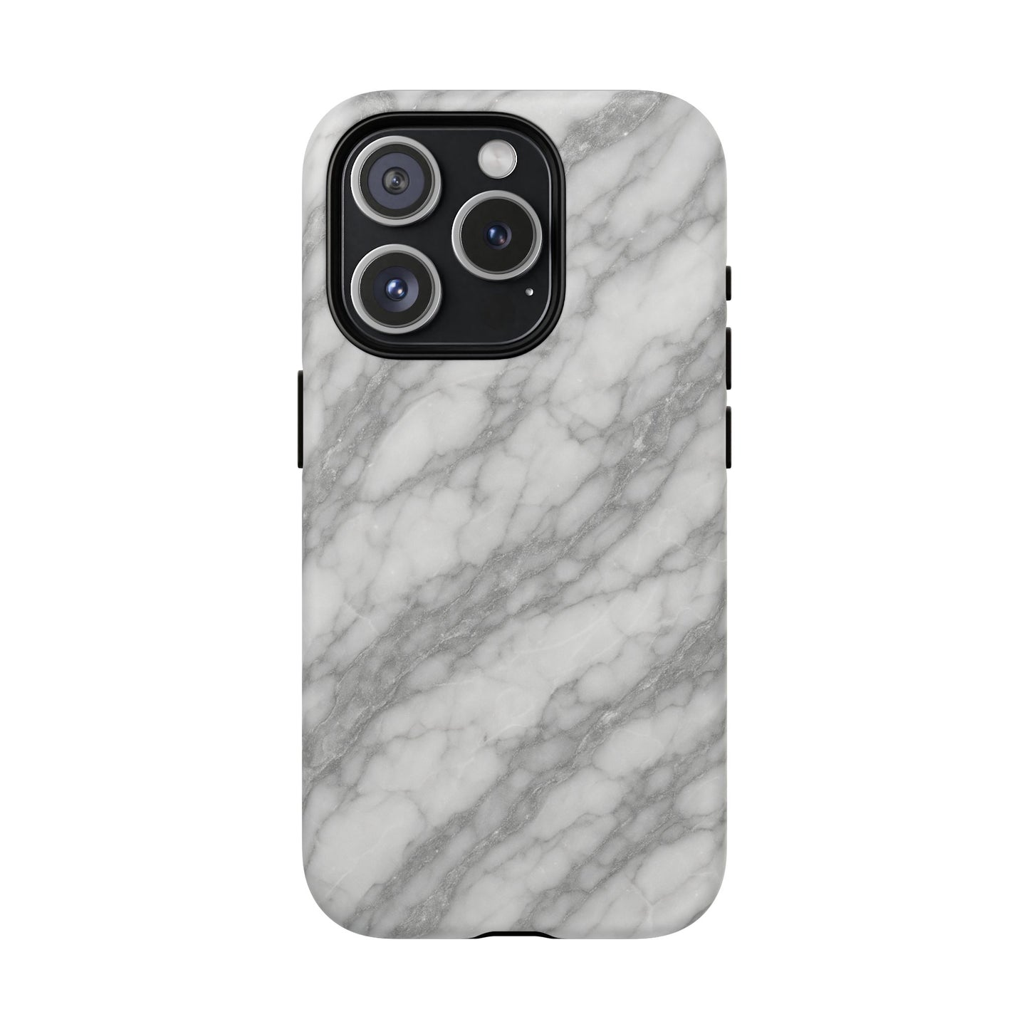 Silver Mist Marble iPhone Case with MagSafe - Shamo's