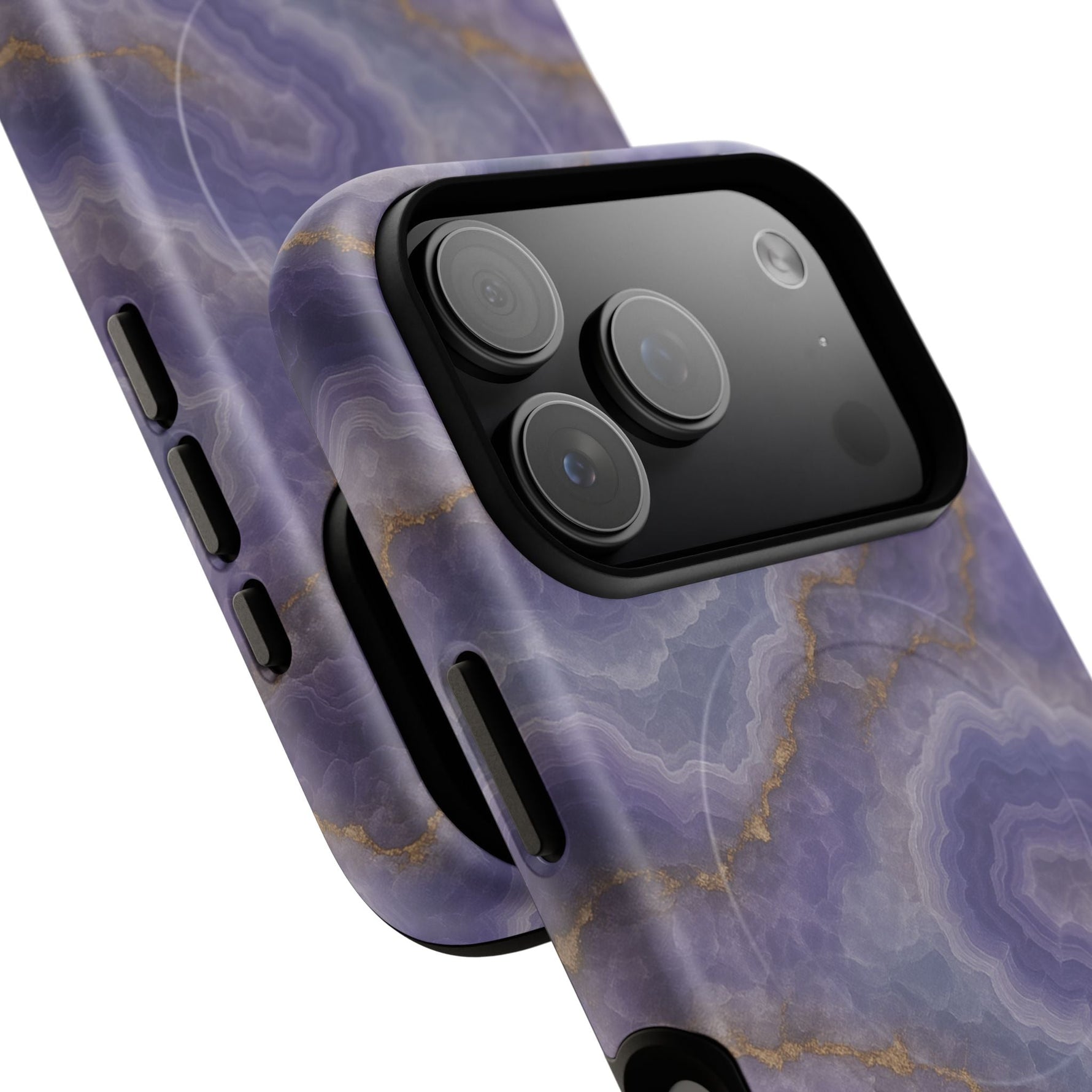 Purple Agate Marble iPhone Case with MagSafe  Shamo's