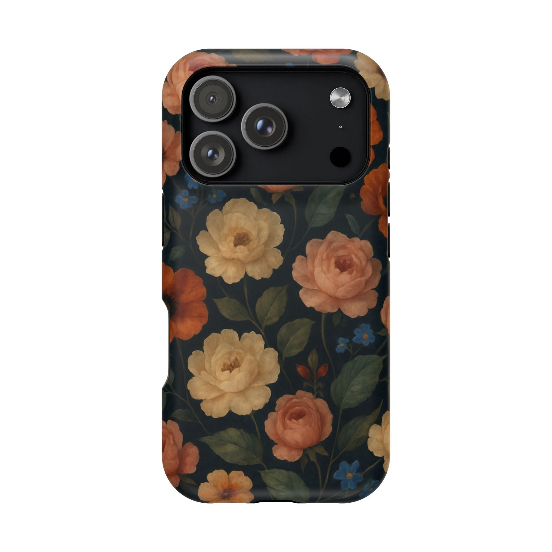 Floral Vintage Rose Magnetic Impact iPhone Case with MagSafe  Shamo's iPhone 17 Pro / Matte