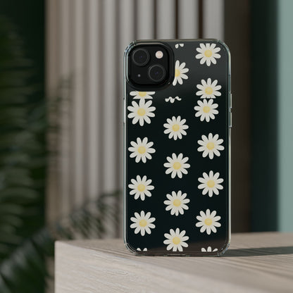 Daisy Floral Clear iPhone Case