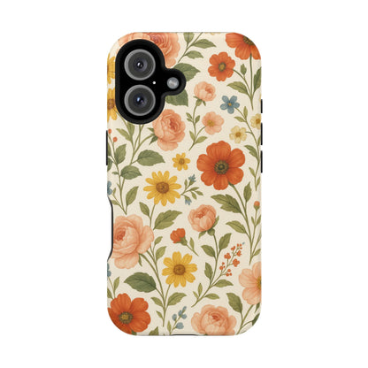 Floral Vintage Garden iPhone Case — with MagSafe  Shamo's iPhone 16 / Matte