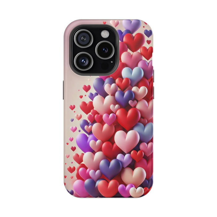 Shamo's Phone Case | MagSafe Compatible | Love Hearts Theme for iPhone 17 and more