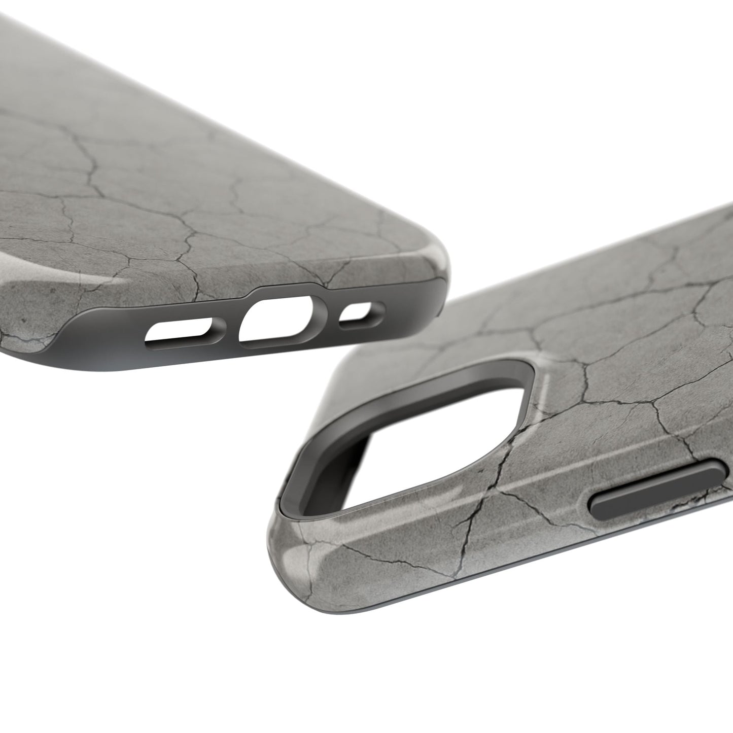 Cracked Concrete Texture iPhone Case with MagSafe compatibility  Shamo's