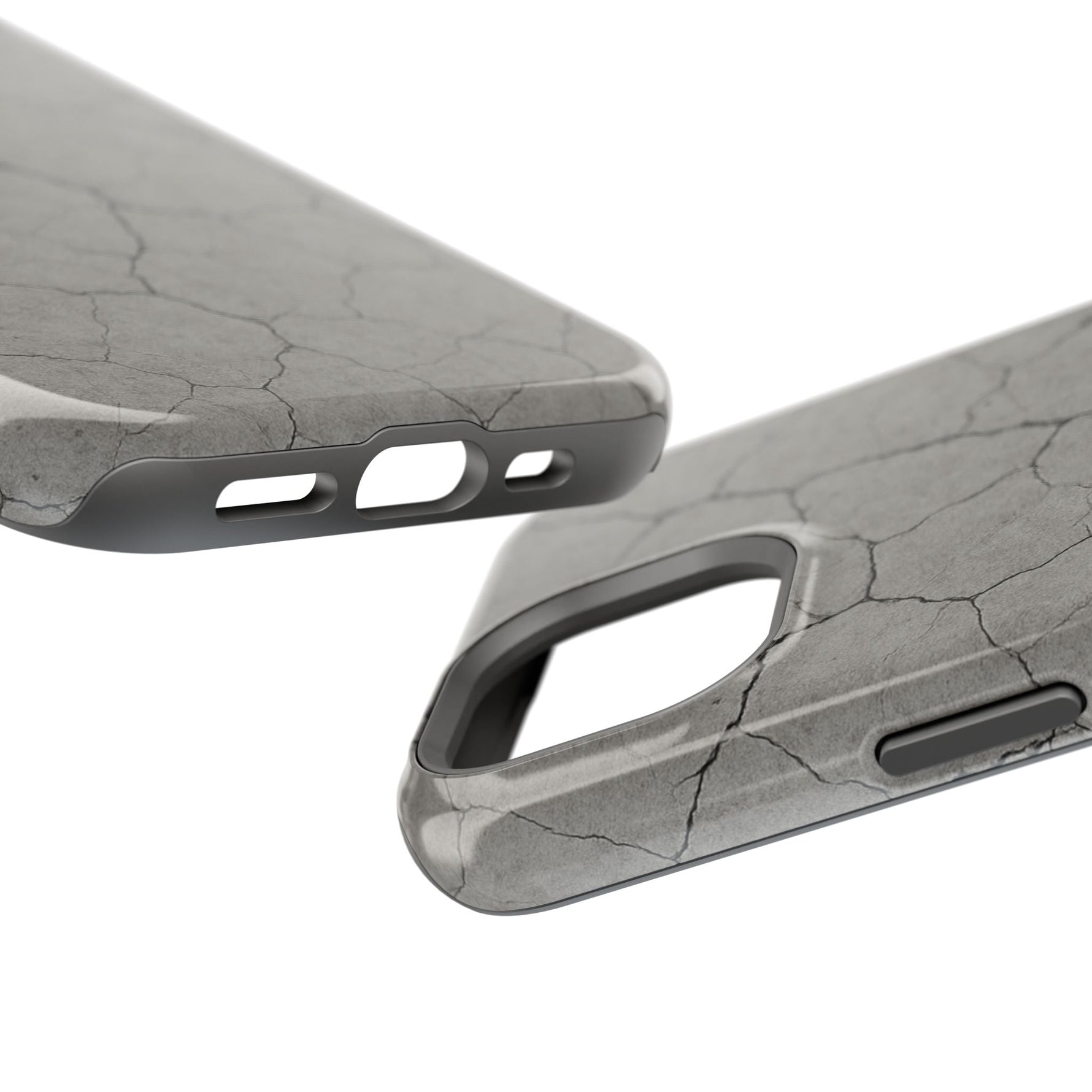 Cracked Concrete Texture iPhone Case with MagSafe compatibility  Shamo's