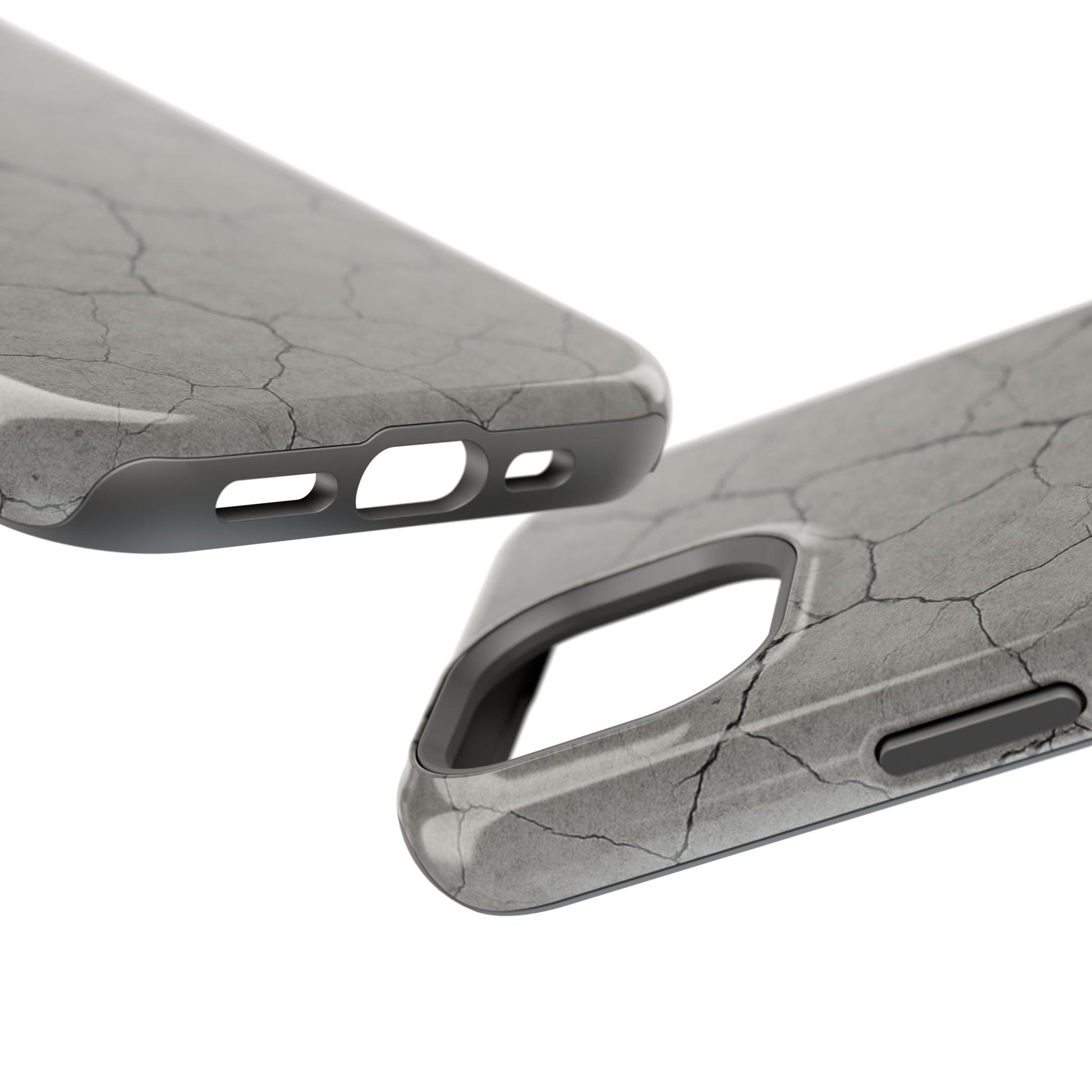 Cracked Concrete Texture iPhone Case with MagSafe compatibility  Shamo's