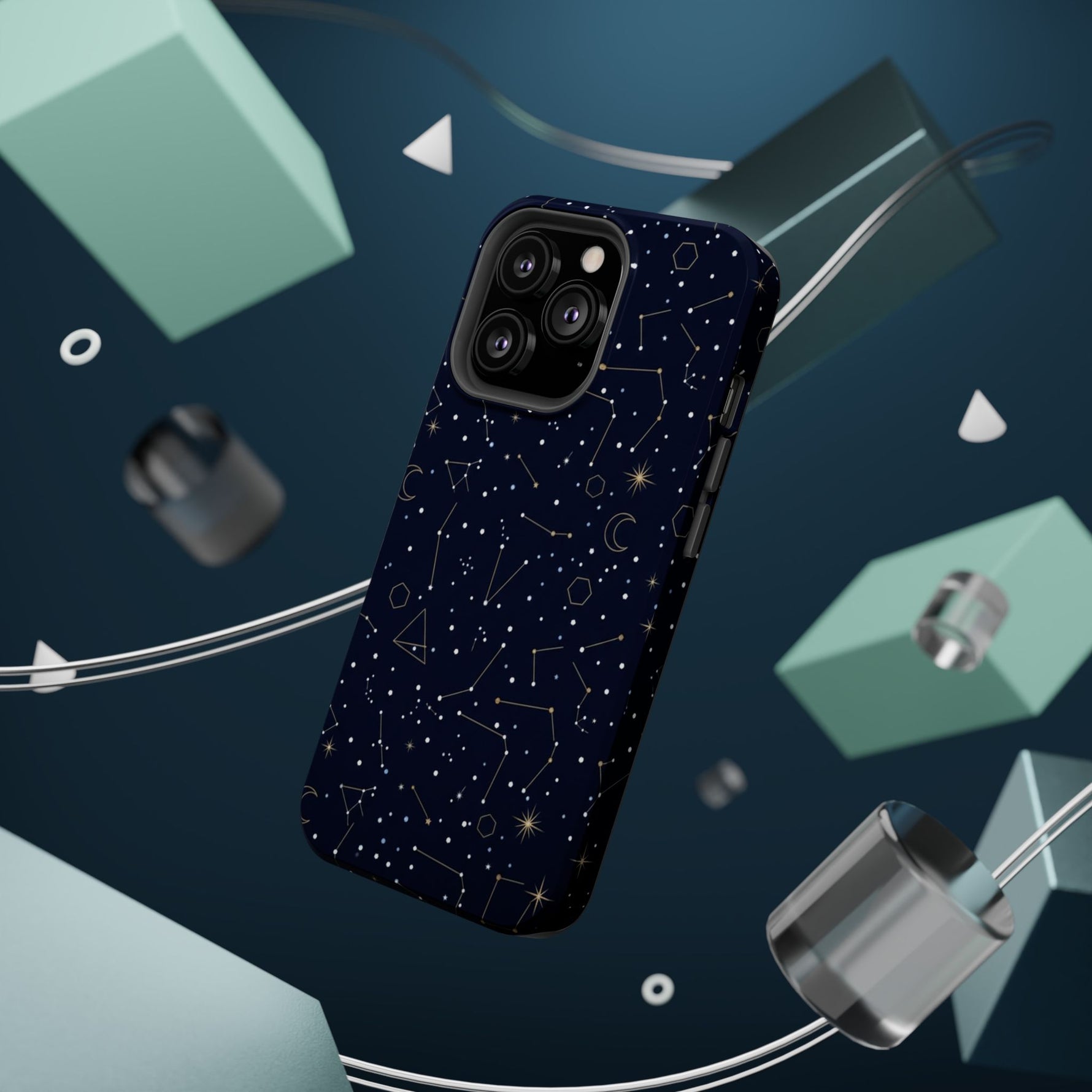 Constellation Night Magnetic Impact-Resistant Phone Case with MagSafe