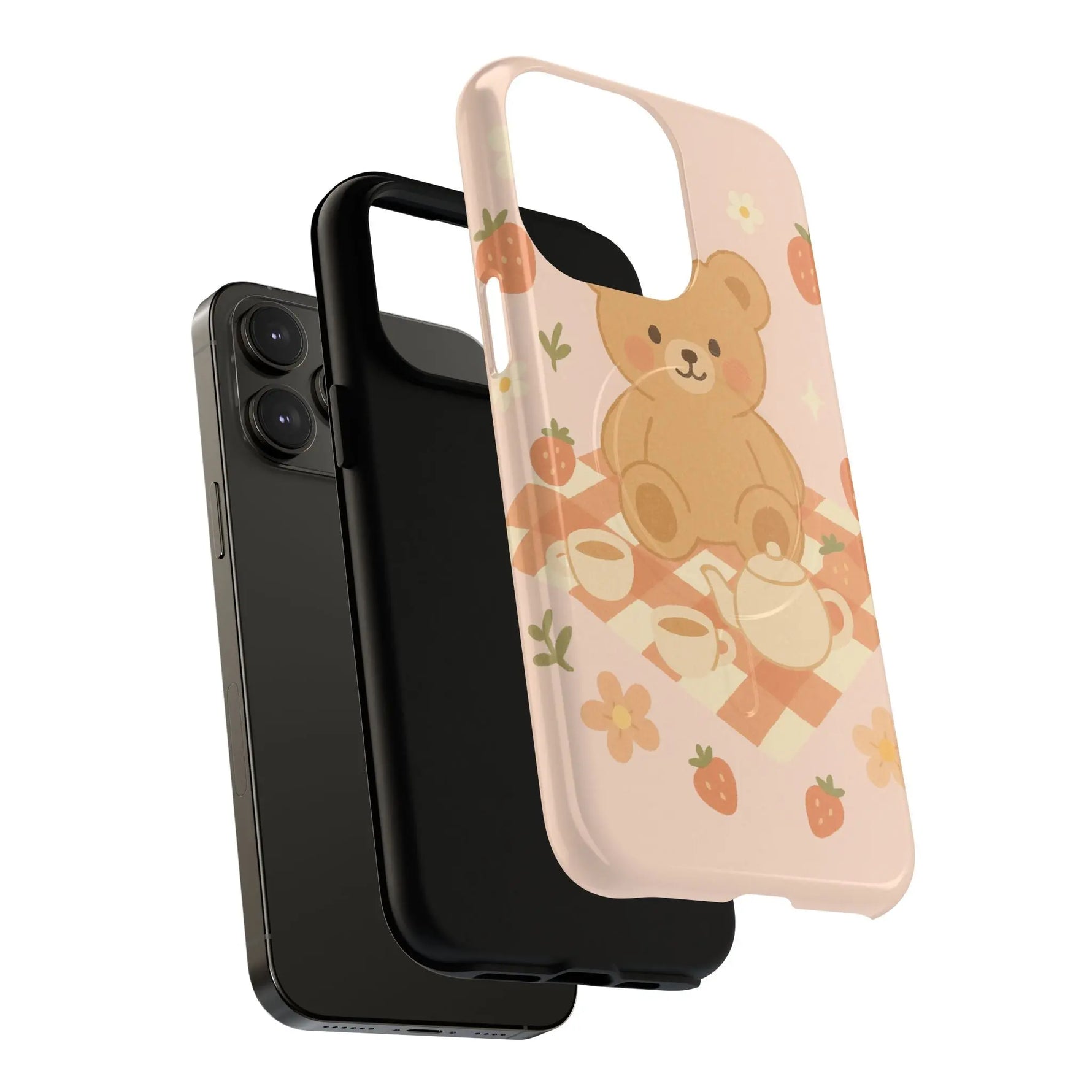 Blossom Bear Picnic iPhone Case with MagSafe  Shamo's