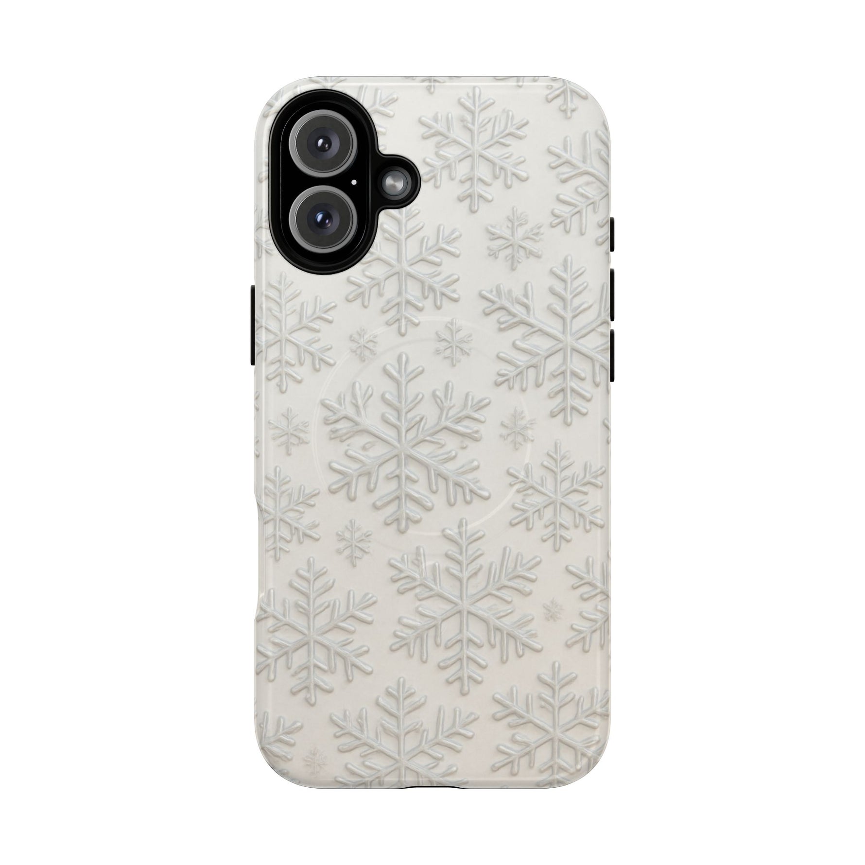 Snowflake Texture iPhone Case compatible with MagSafe - Shamo's