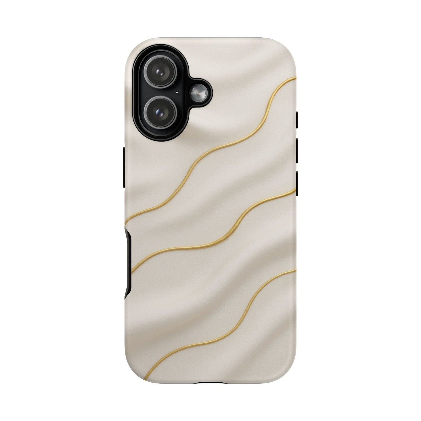 Elegant Gold Wave Tough iPhone Case