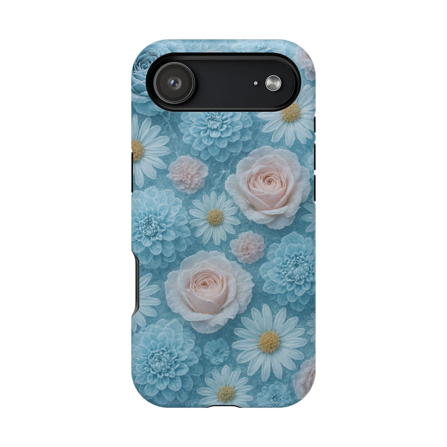 Frozen Floral Rose & Daisy Impact iPhone Case | MagSafe compatible  Shamo's iPhone 17 Air / Matte