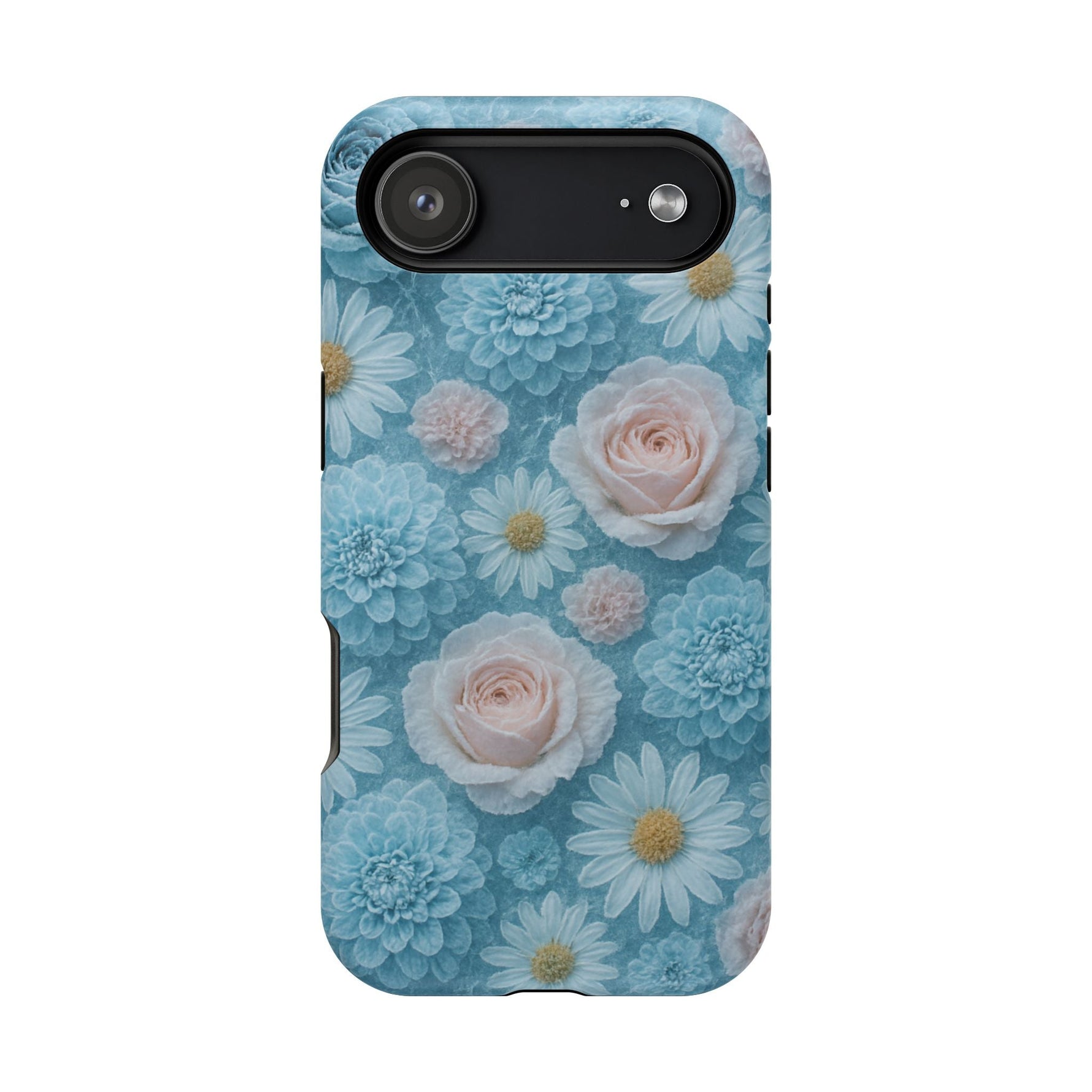 Frozen Floral Rose & Daisy Impact iPhone Case | MagSafe compatible  Shamo's iPhone 17 Air / Matte