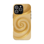 Luxury Series Swirl Gold iPhone Case compatible with MagSafe - Shamo's