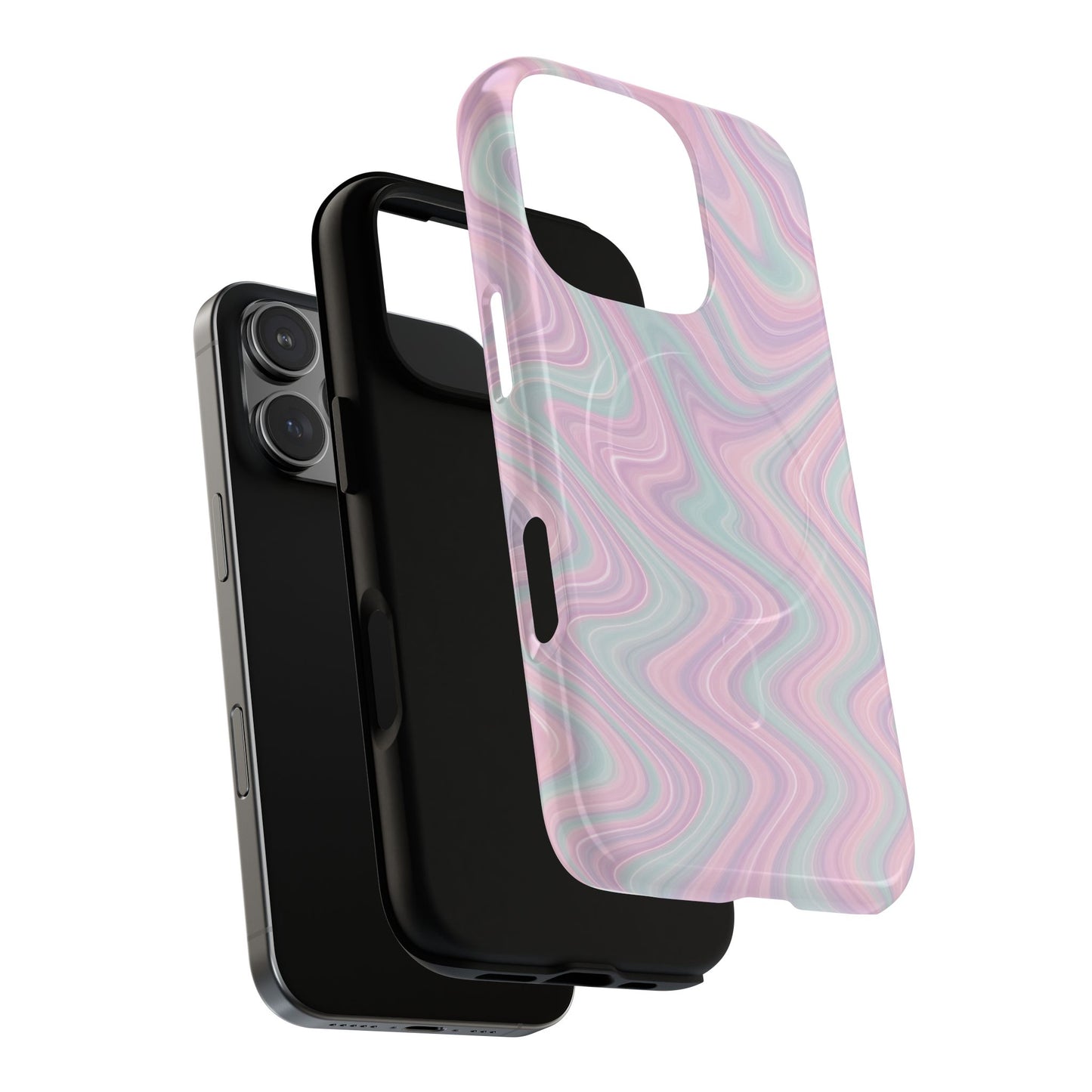 Colorful Marble Pastel Swirl iPhone Case | MagSafe