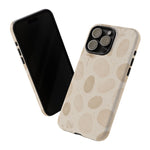 Neutral Pebble Pattern Tough iPhone Case  Shamo's