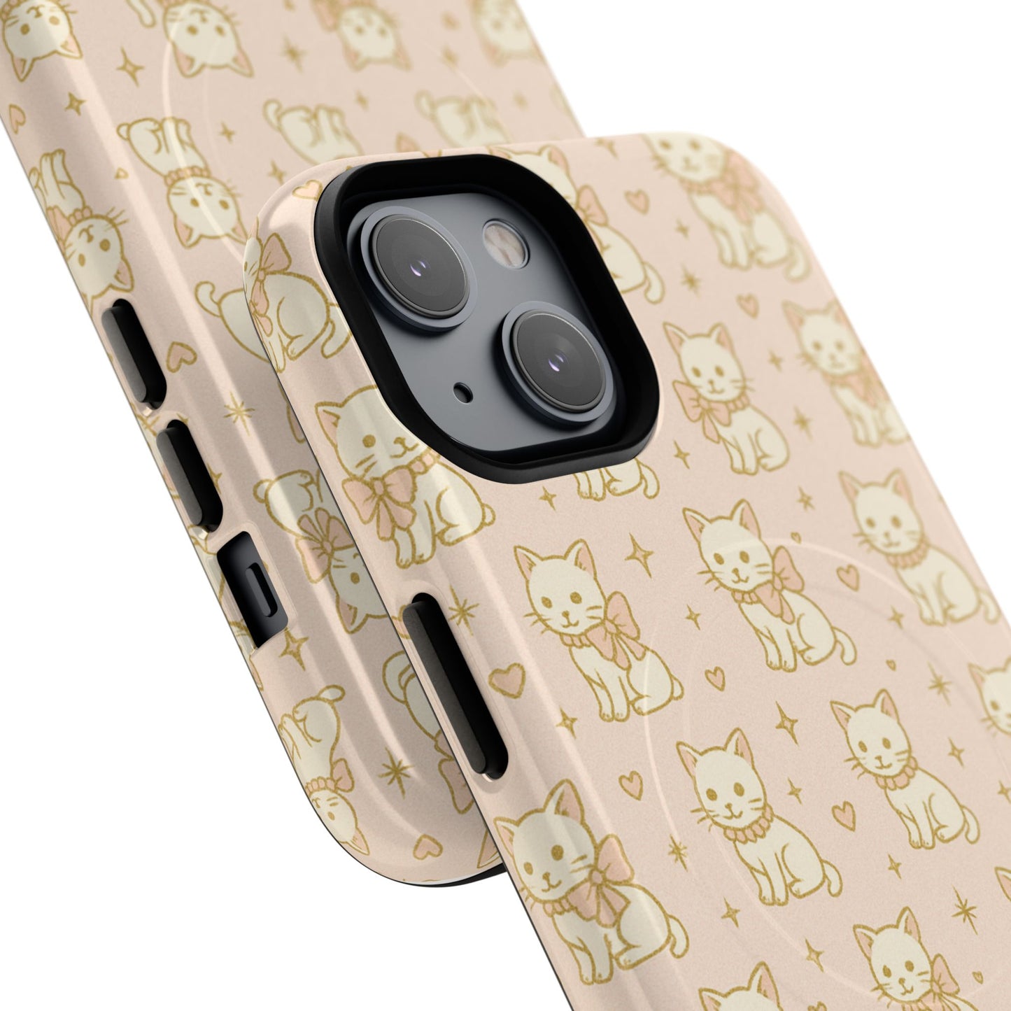 Cute Kawaii Cat Pattern iPhone Case with MagSafe - Shamo's