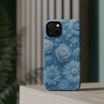 Frozen Beauty Floral Rose iPhone Case | MagSafe compatible  Shamo's