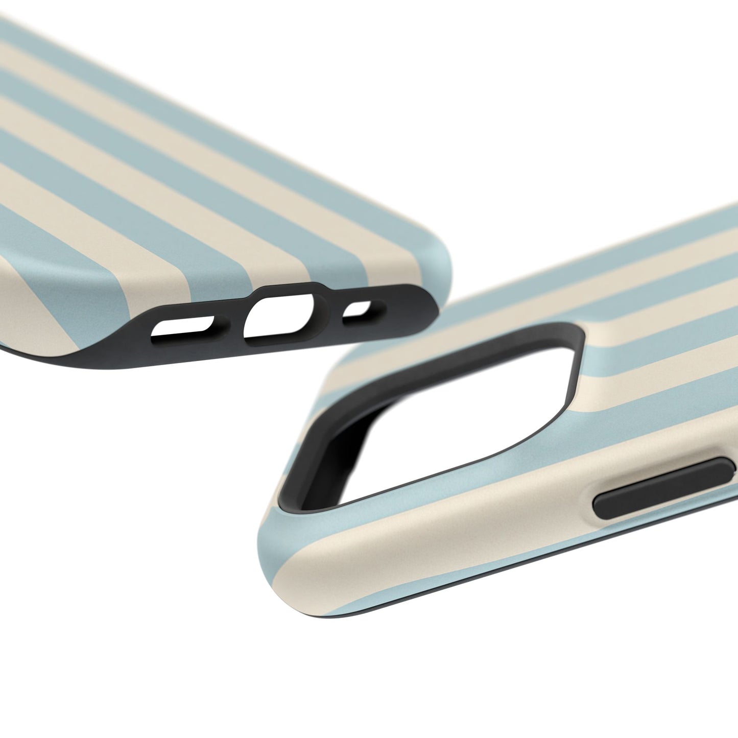 Blue Strips Pattern iPhone Case Compatible with MagSafe