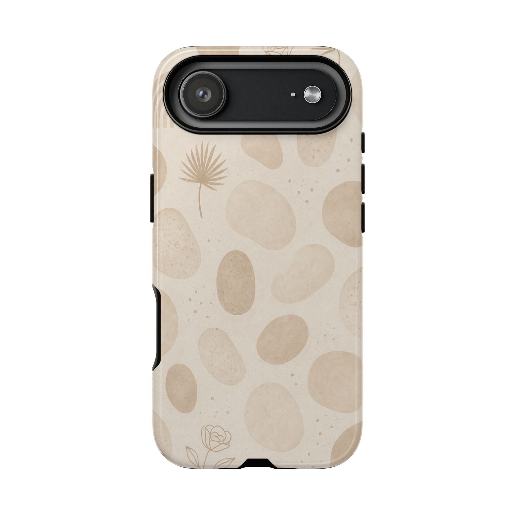 Neutral Pebble Pattern Tough iPhone Case  Shamo's iPhone 17 Air / Glossy