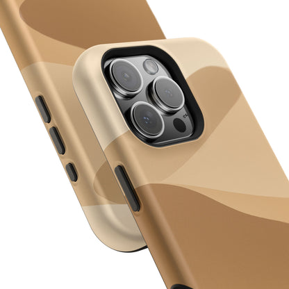 Neutral Desert Wave Design iPhone Case | MagSafe  Shamo's