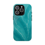 Ocean Aura Marble iPhone Case — MagSafe Compatible - Shamo's