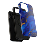Blue Gold Marble Phone Case  Shamo's