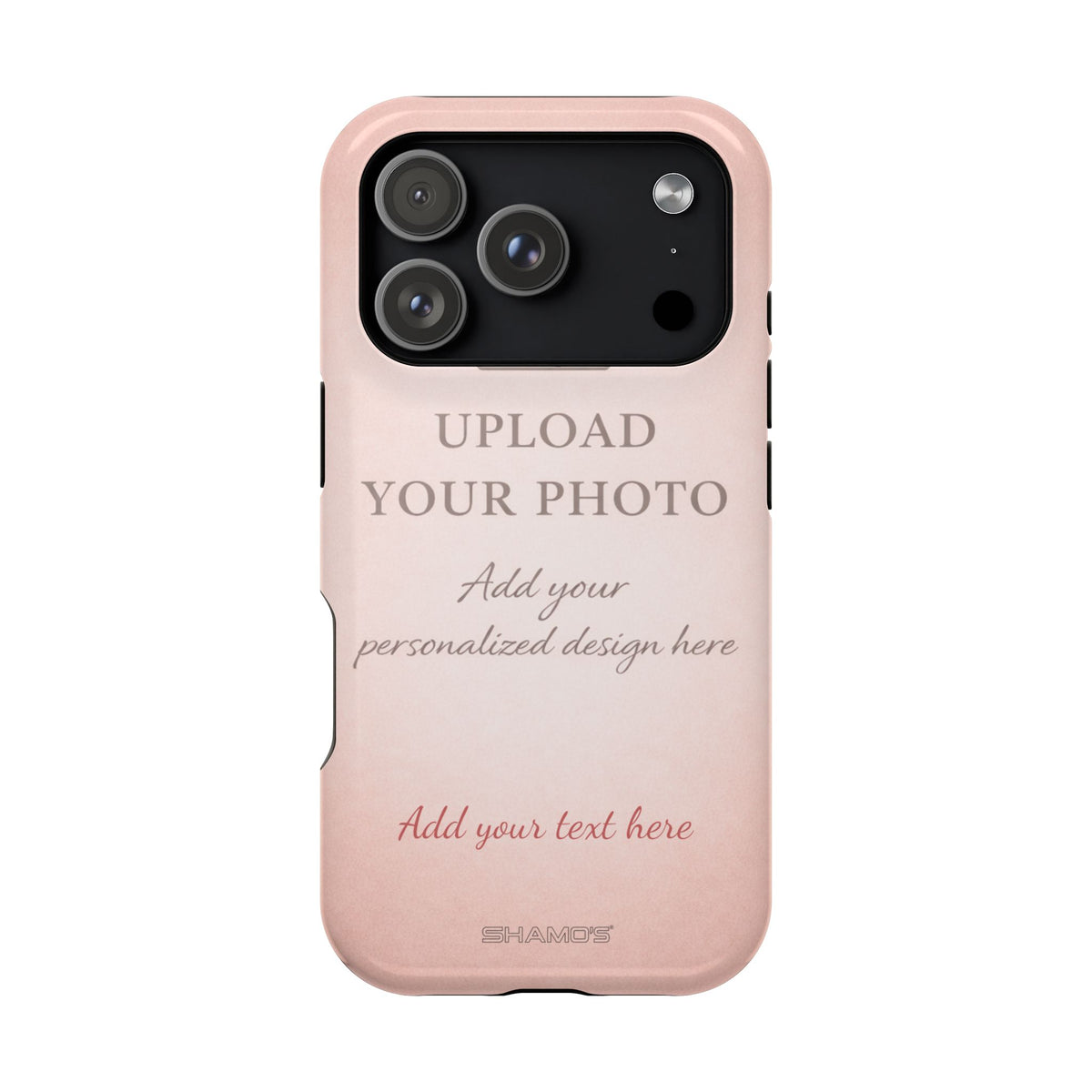 Personalizable iPhone Case | Add Your Own Photo and Text | MagSafe Compatible