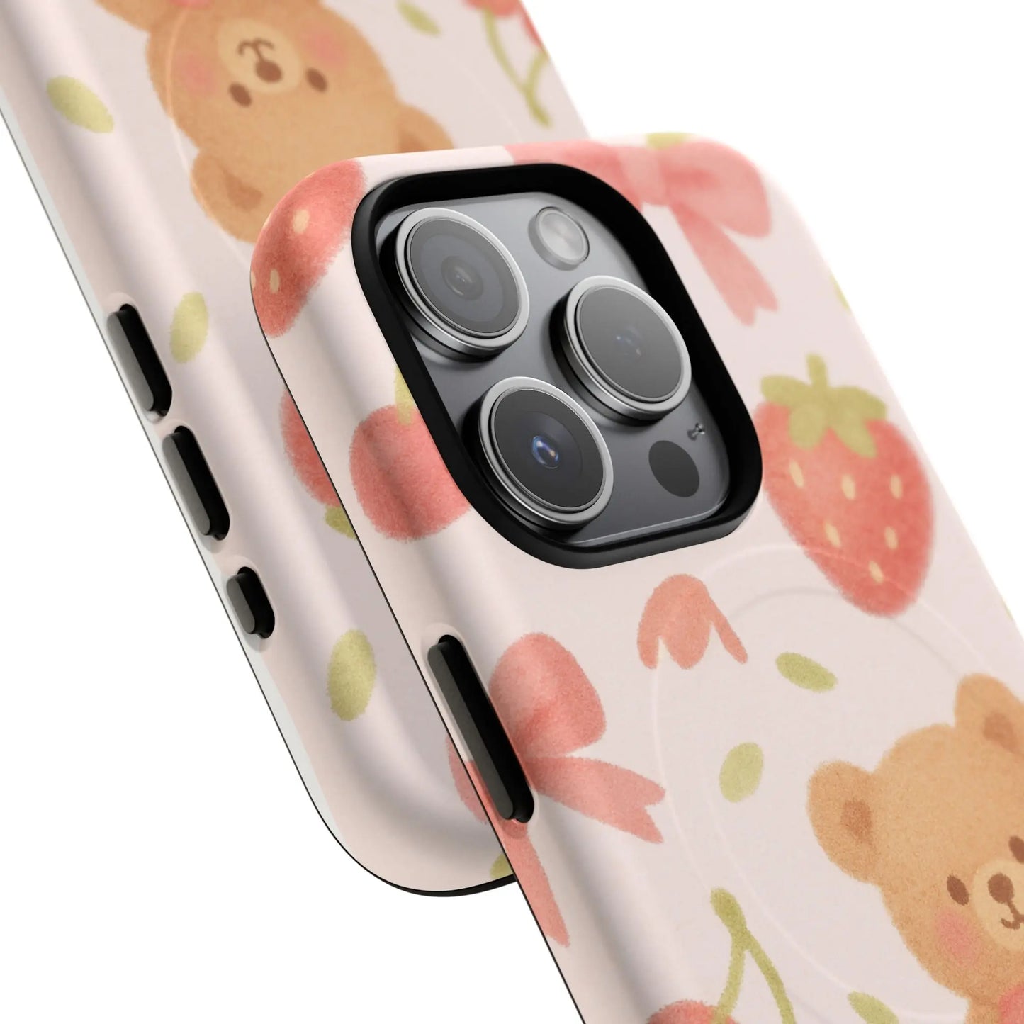 Teddy Berry Basket Friends iPhone Case with MagSafe - Shamo's