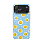 Sunny Daisy MagSafe Compatible Magnetic Phone Case — Impact-Resistant Cover