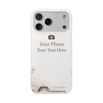 Funda para teléfono personalizable con tarjetero | Añade tu propia foto y texto