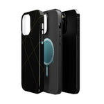 Black Geometric Design iPhone Case | MagSafe  Shamo's