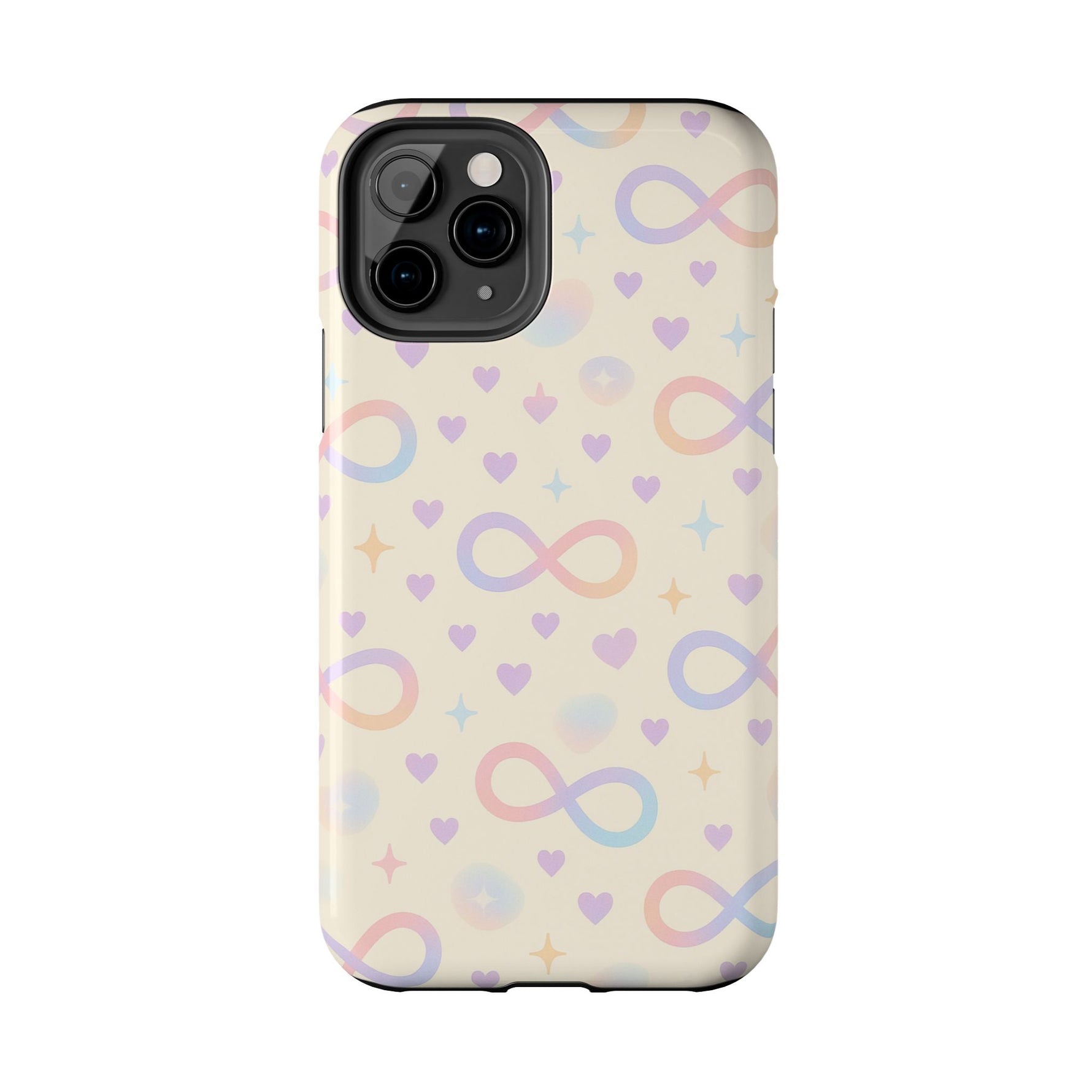 Infinity Pattern Tough Phone Case — Pastel Hearts & Stars  Shamo's